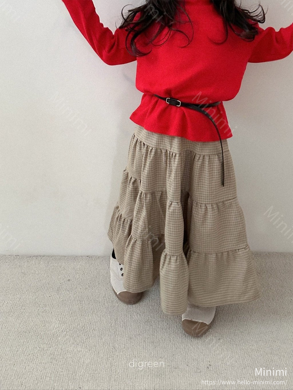 digreen Check Ruffle Skirt 細節圖 14