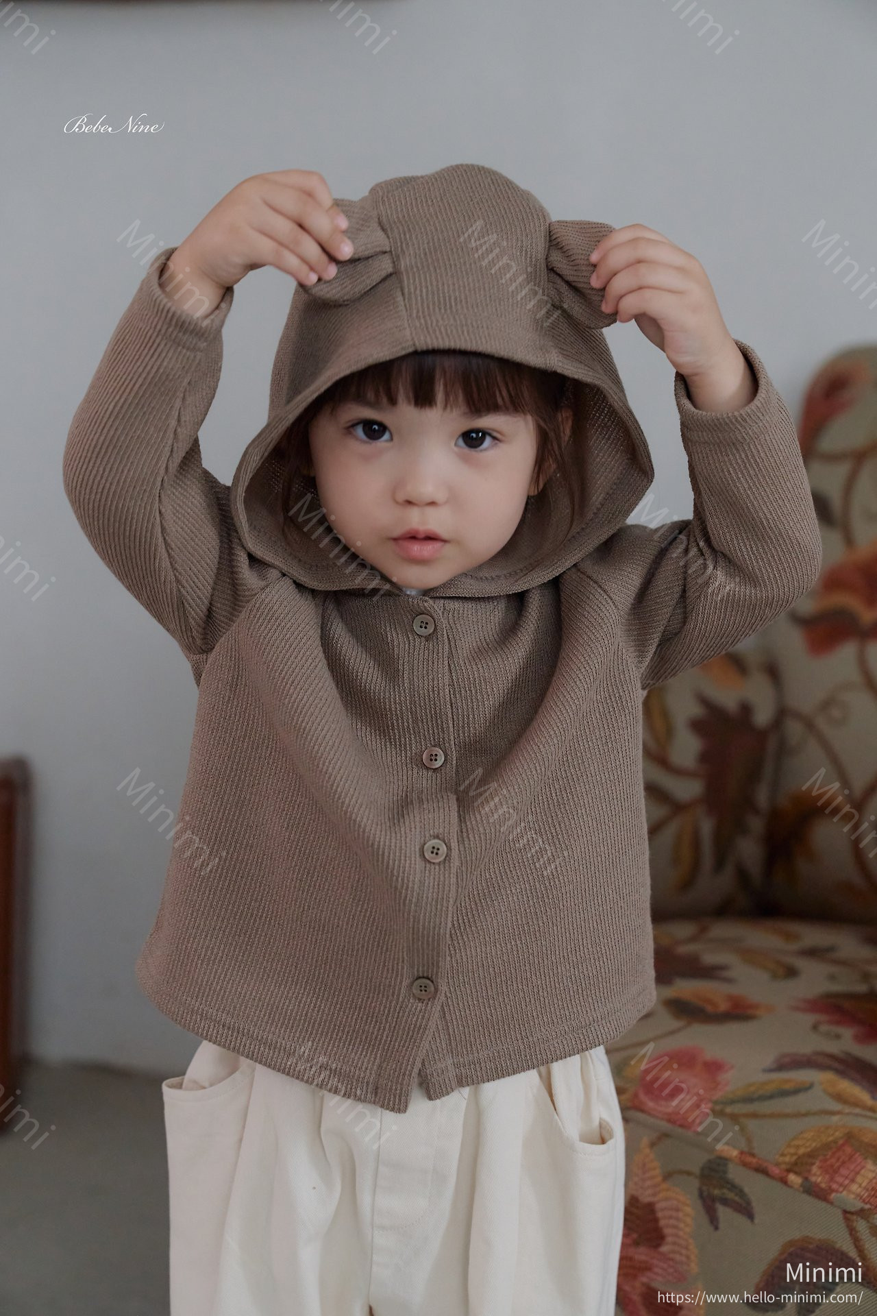 bebe nine Cookie Bear Cardigan 細節圖 6