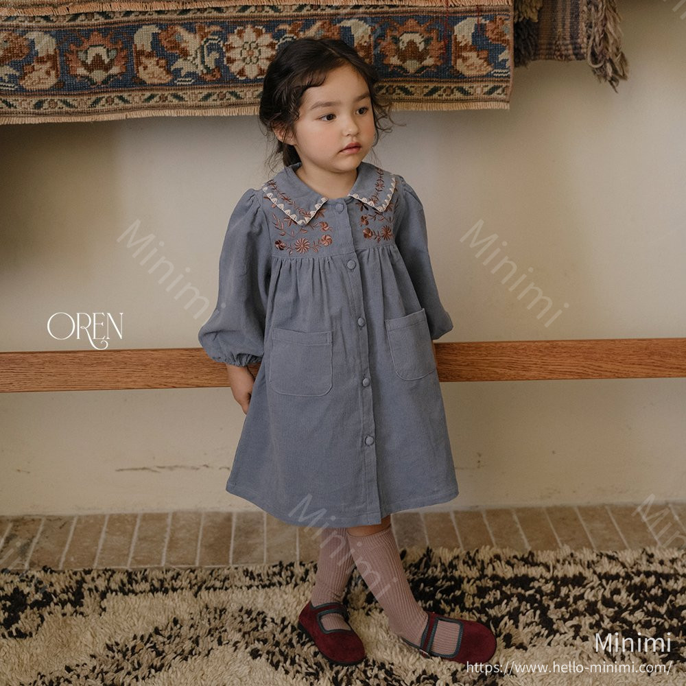 Oren Camille Corduroy Dress - 韓國童裝代購主圖
