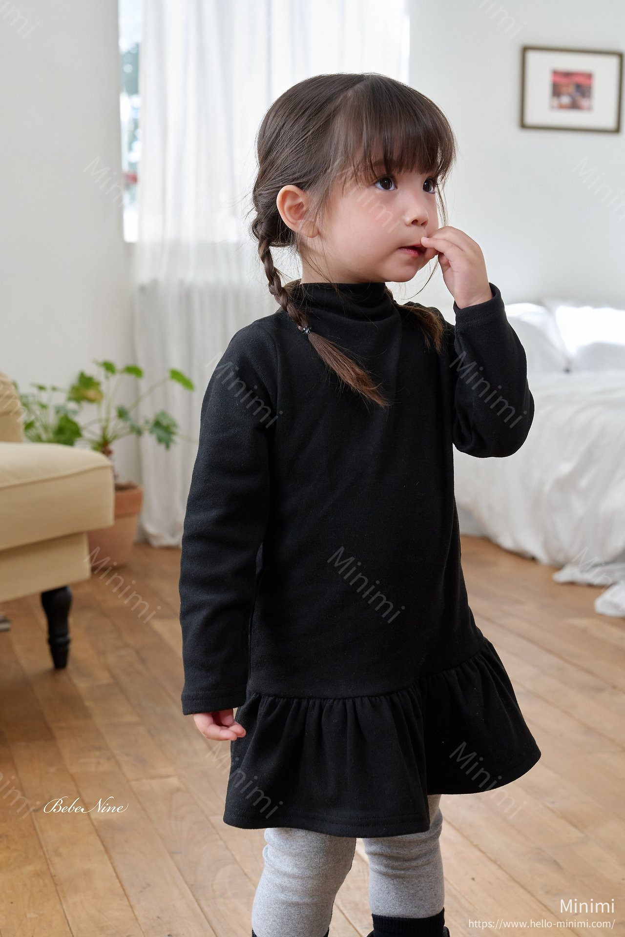 bebe nine Mock-Neck Dress 細節圖 13