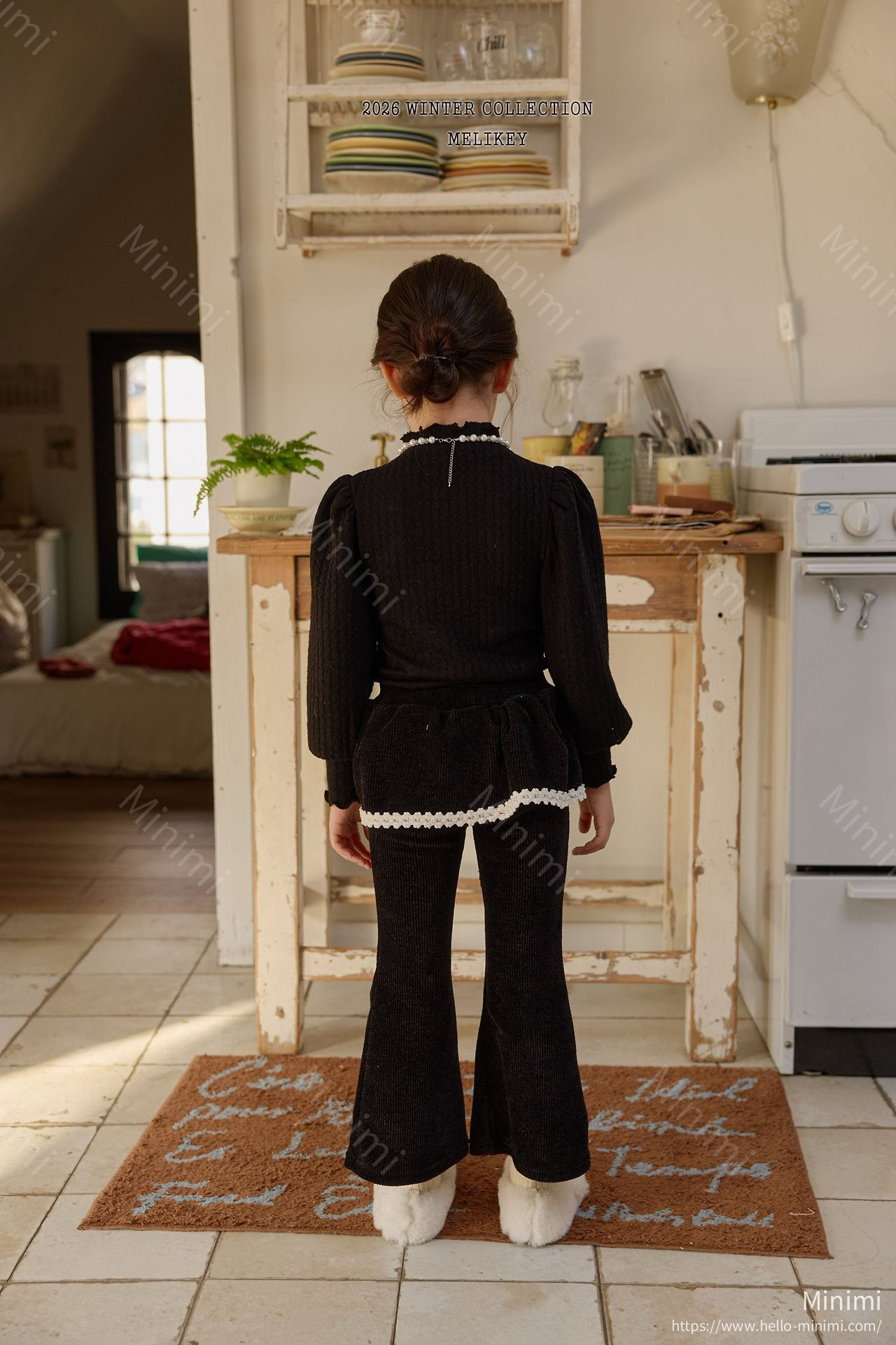 Melikey Frill Velour Bootcut 細節圖 19