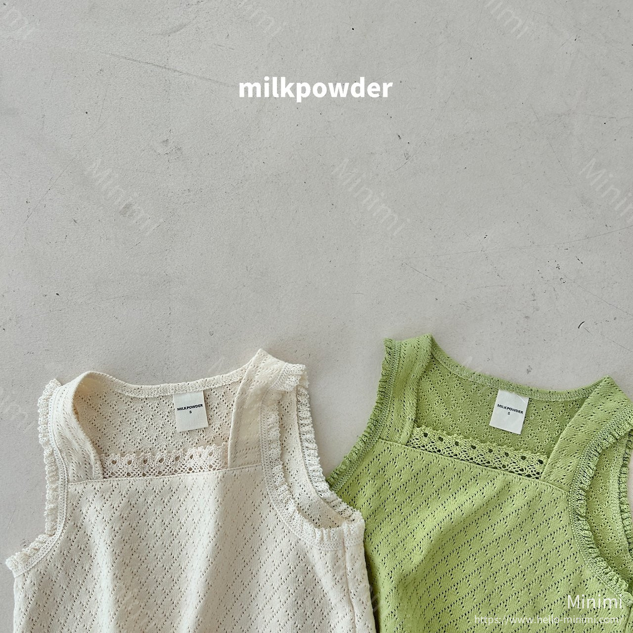 milkpowder Green Vest 細節圖 3