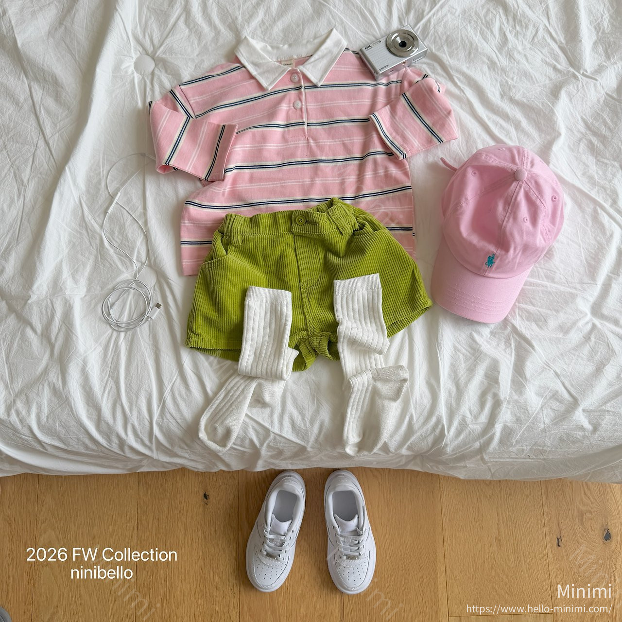 ninibello Milky Stripe Collar T-shirt 細節圖 9