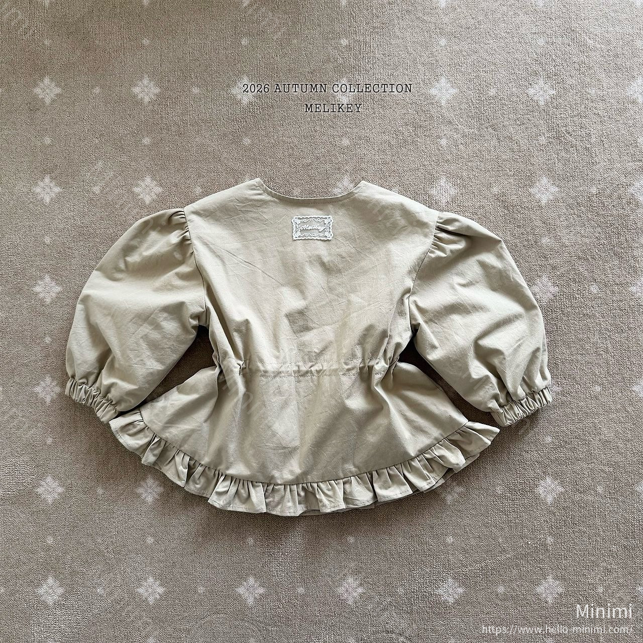 Melikey Momo Frill Trench Coat 細節圖 3