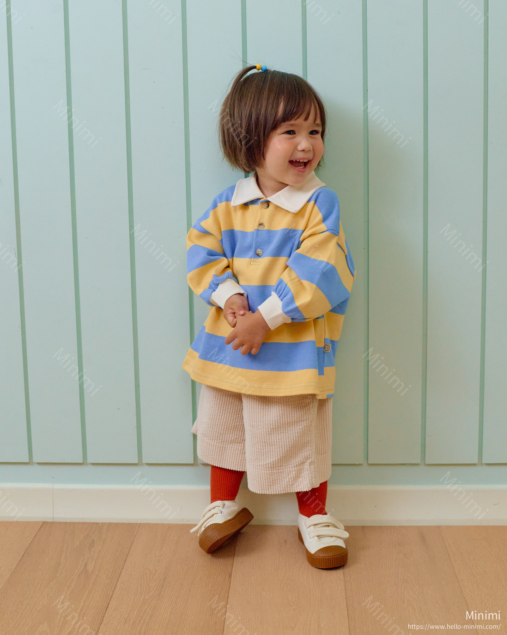 oott bebe Play Rugby Collar T-shirt 細節圖 16