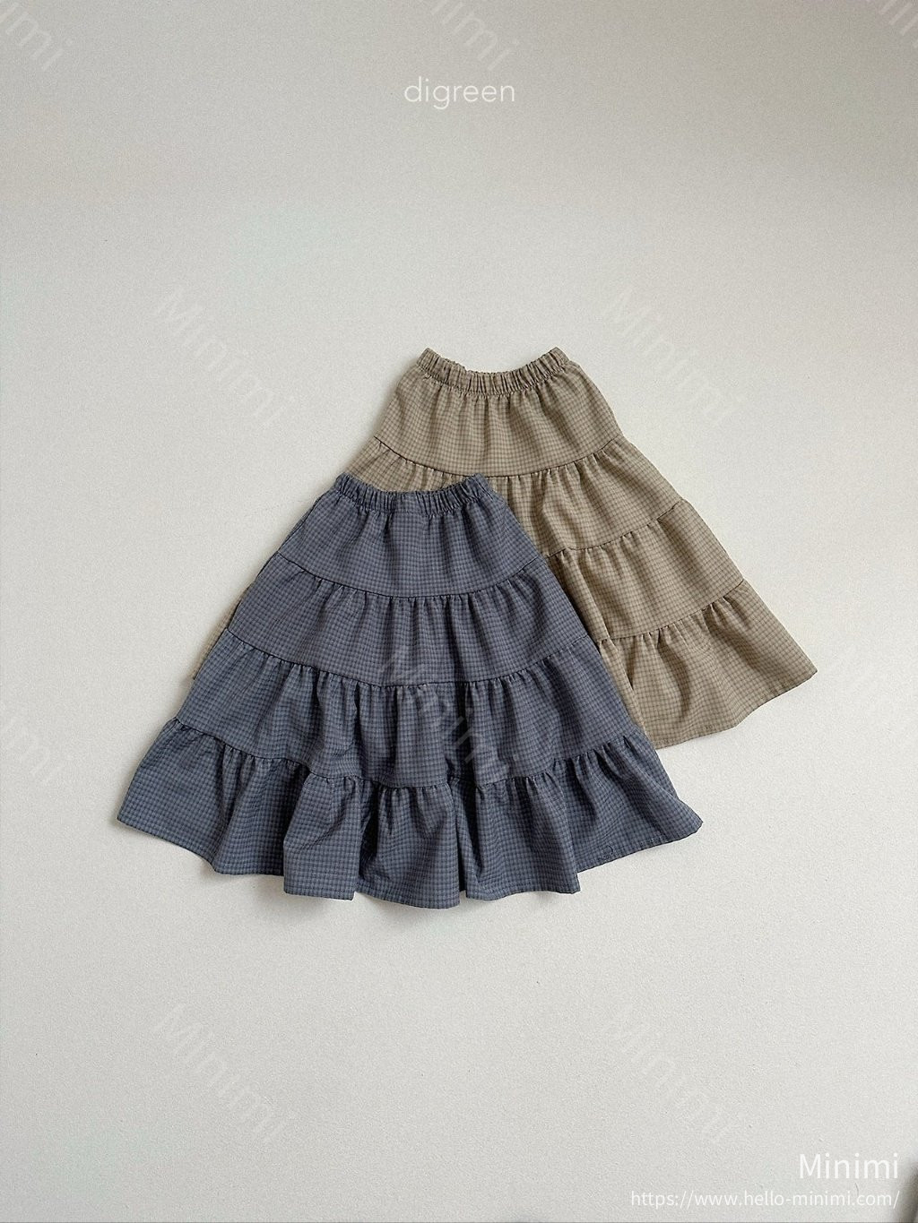 digreen Check Ruffle Skirt 細節圖 4