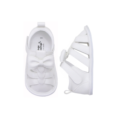 [Baby Sandals] Pure First Walker Sandals (White)