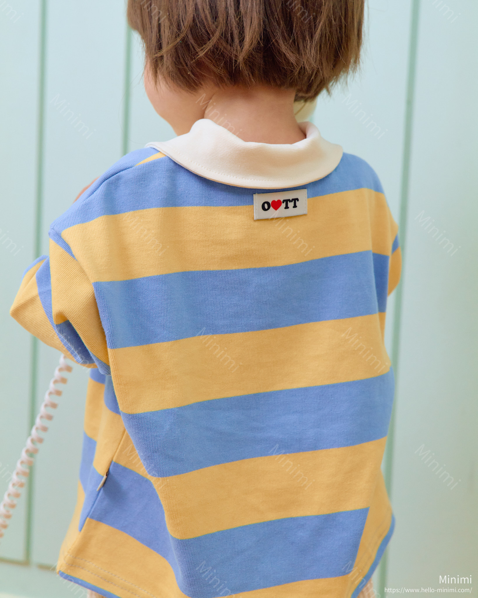 oott bebe Play Rugby Collar T-shirt 細節圖 19