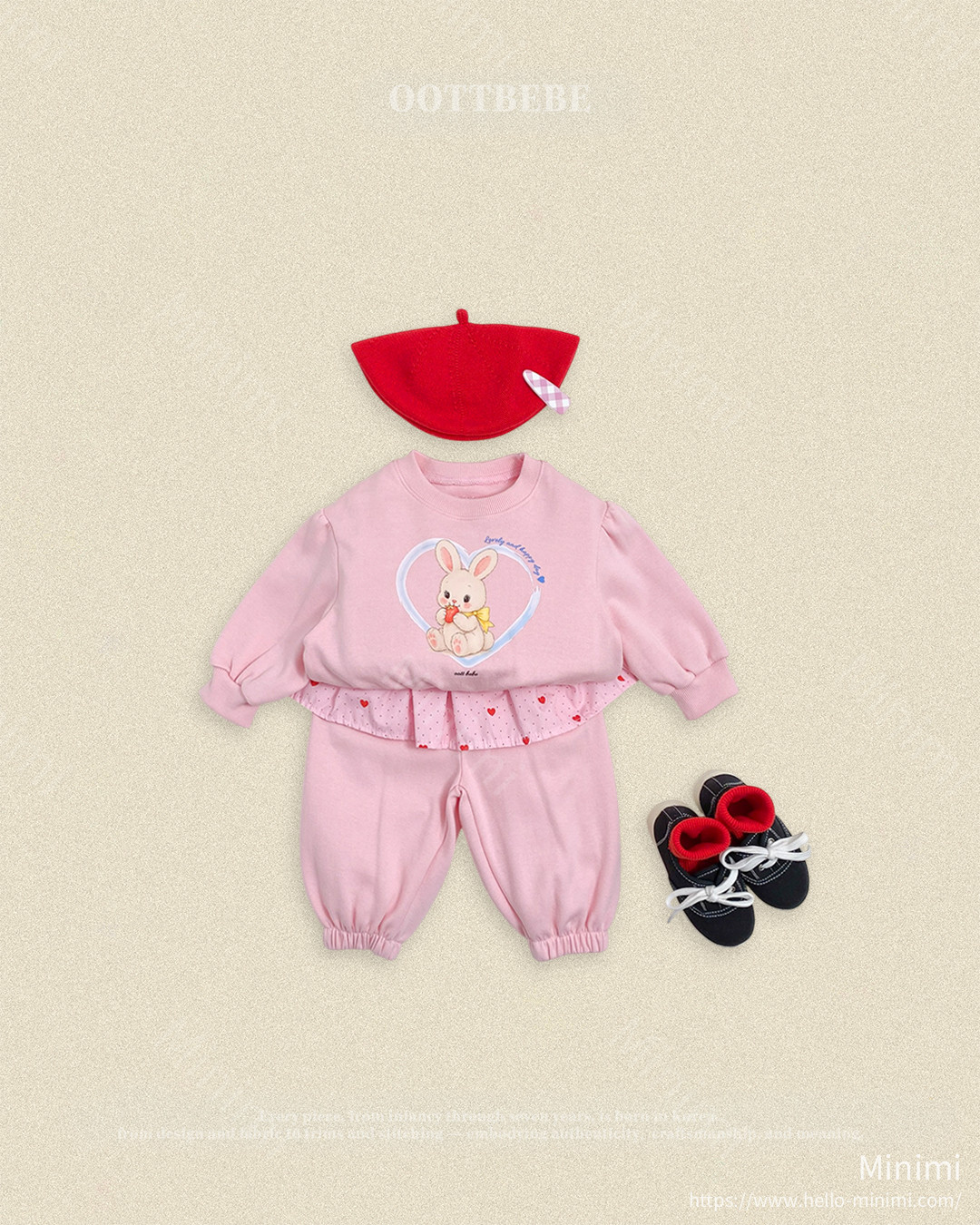 oott bebe Cutie Rabbit Set 細節圖 2
