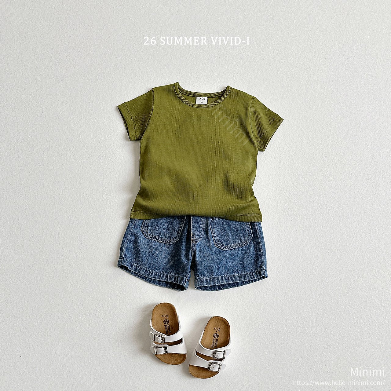 VIVID-I Pastel Ribbed T-Shirt 細節圖 14