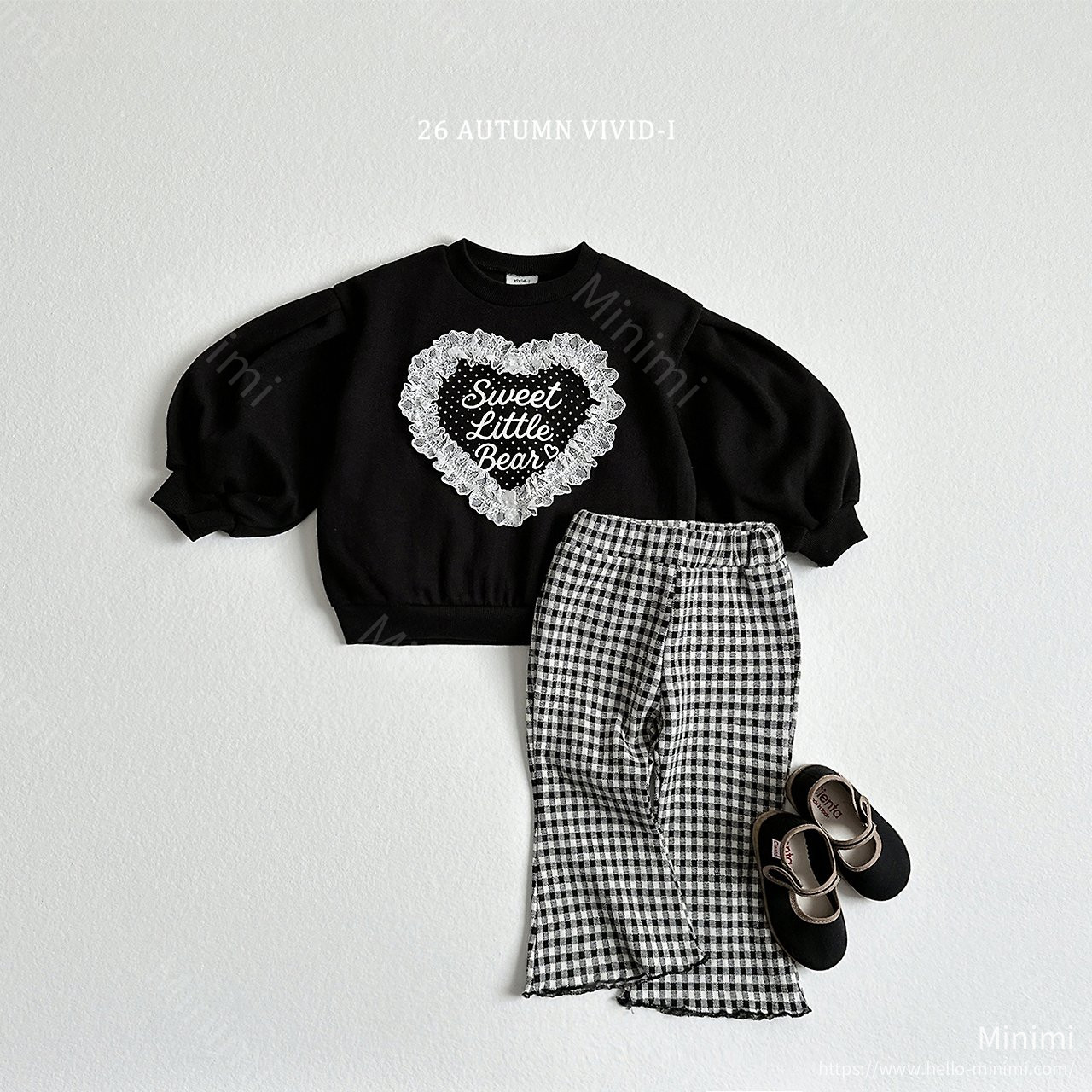 VIVID-I Heart Lace Puff Sweatshirt 細節圖 16