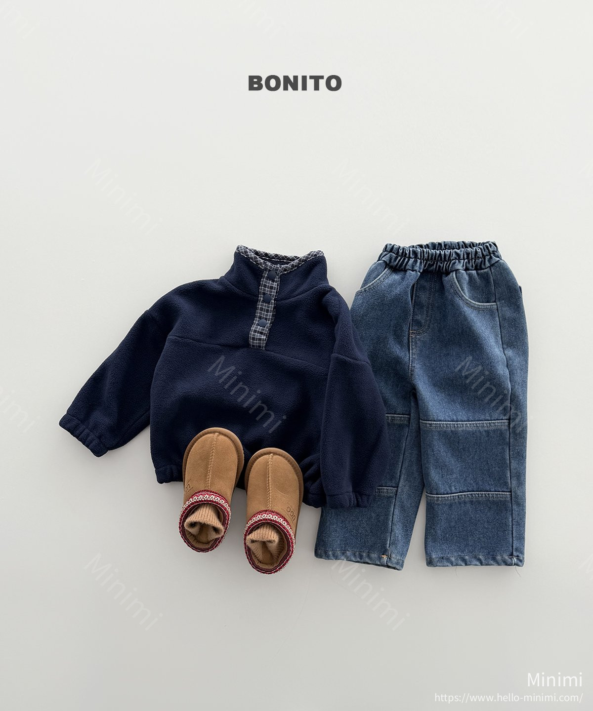 BONITO Check Binding Fleece 細節圖 11