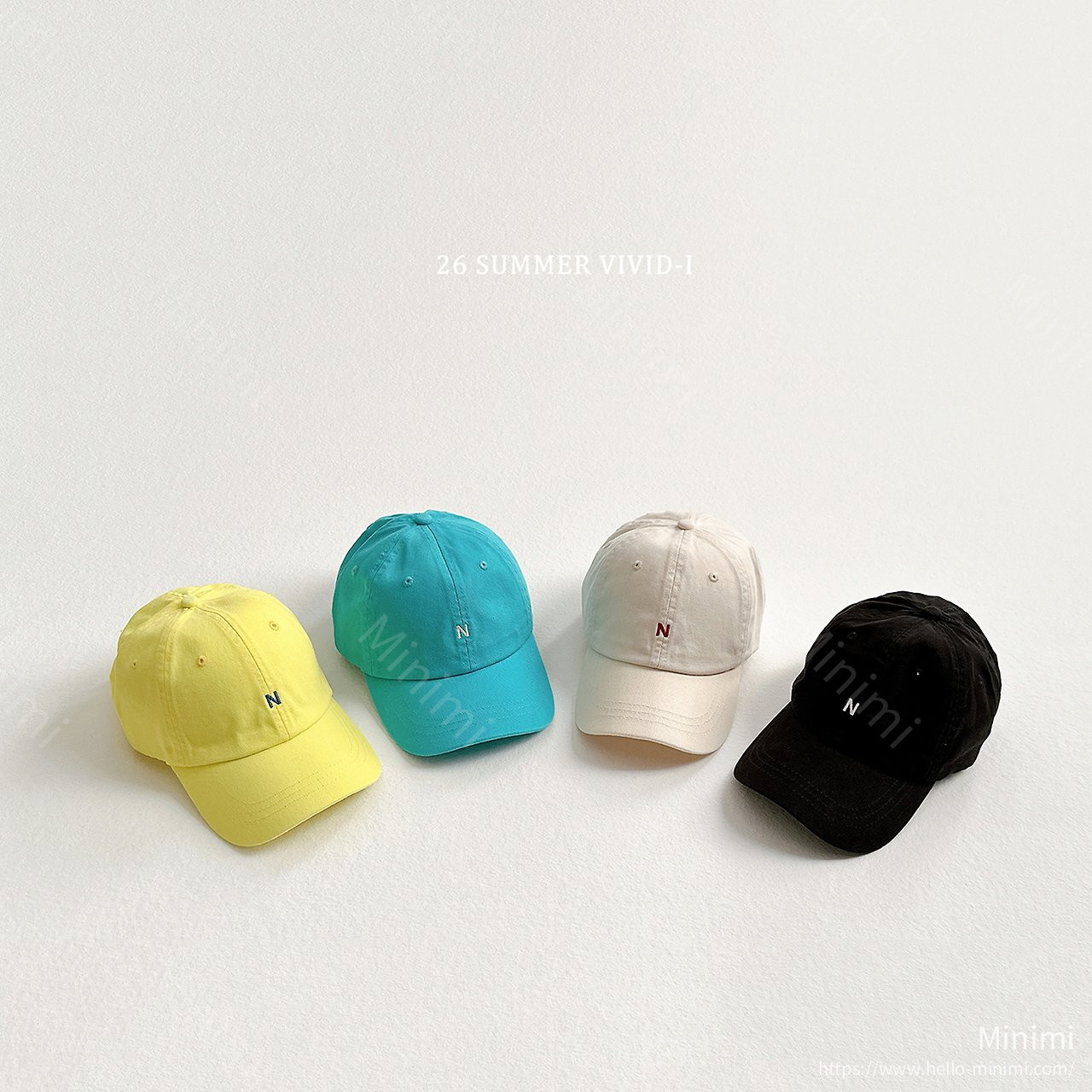 VIVID-I N Logo Cap - 韓國童裝代購主圖