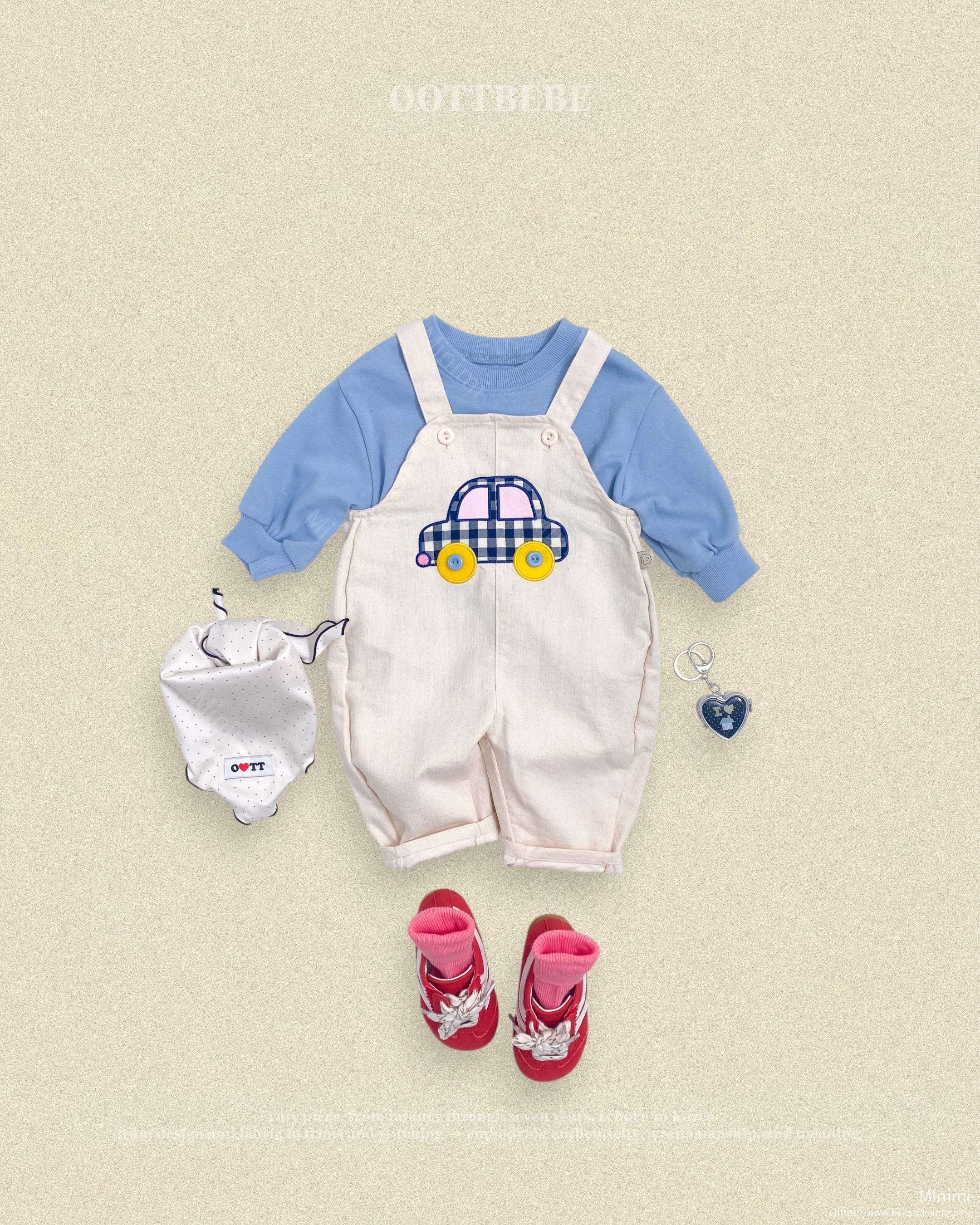 oott bebe Boongboong Denim Overalls 細節圖 3