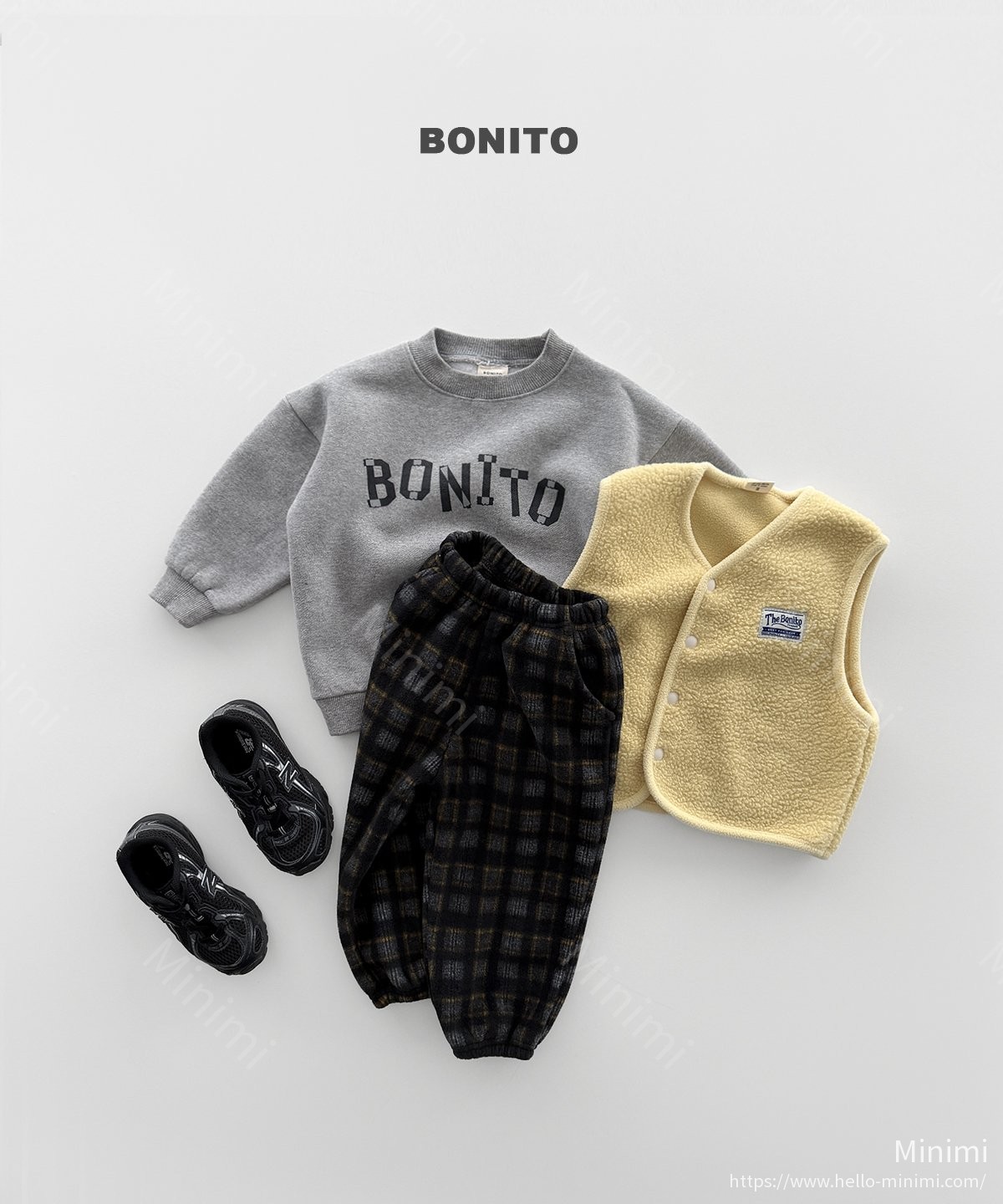 BONITO Check Fleece Jogger Pants 細節圖 9