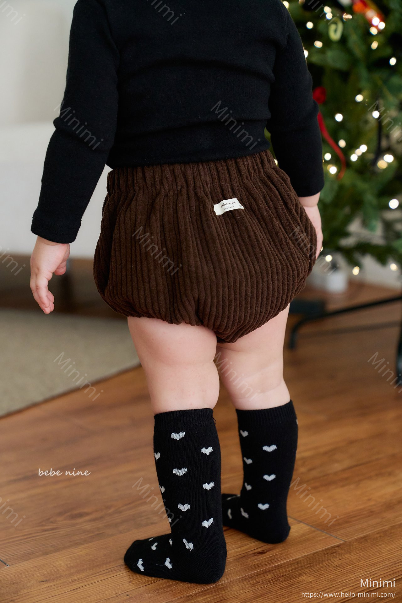 bebe nine Nine Heart Knee Socks Set 細節圖 5