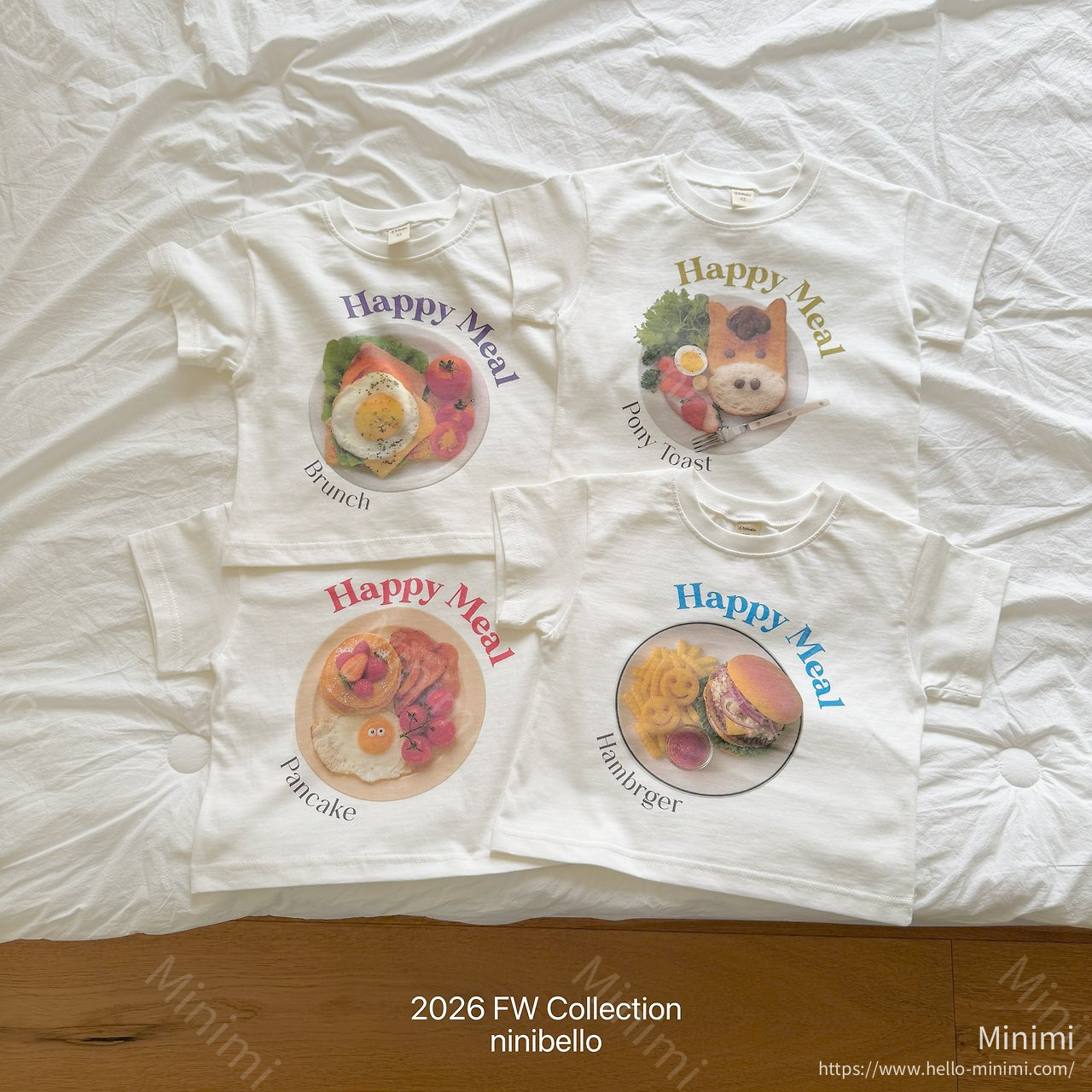 ninibello Happy Meal T-shirt - 韓國童裝代購主圖