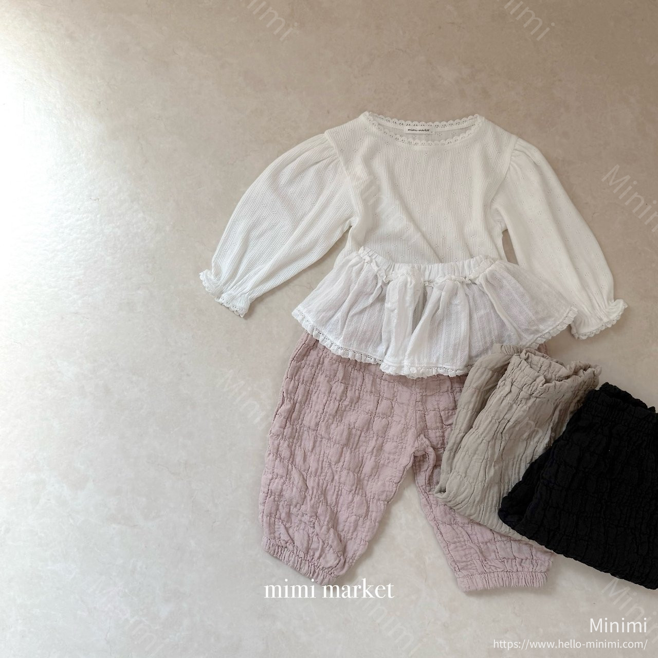 mimi-market Torsion Ive T-shirt 細節圖 14