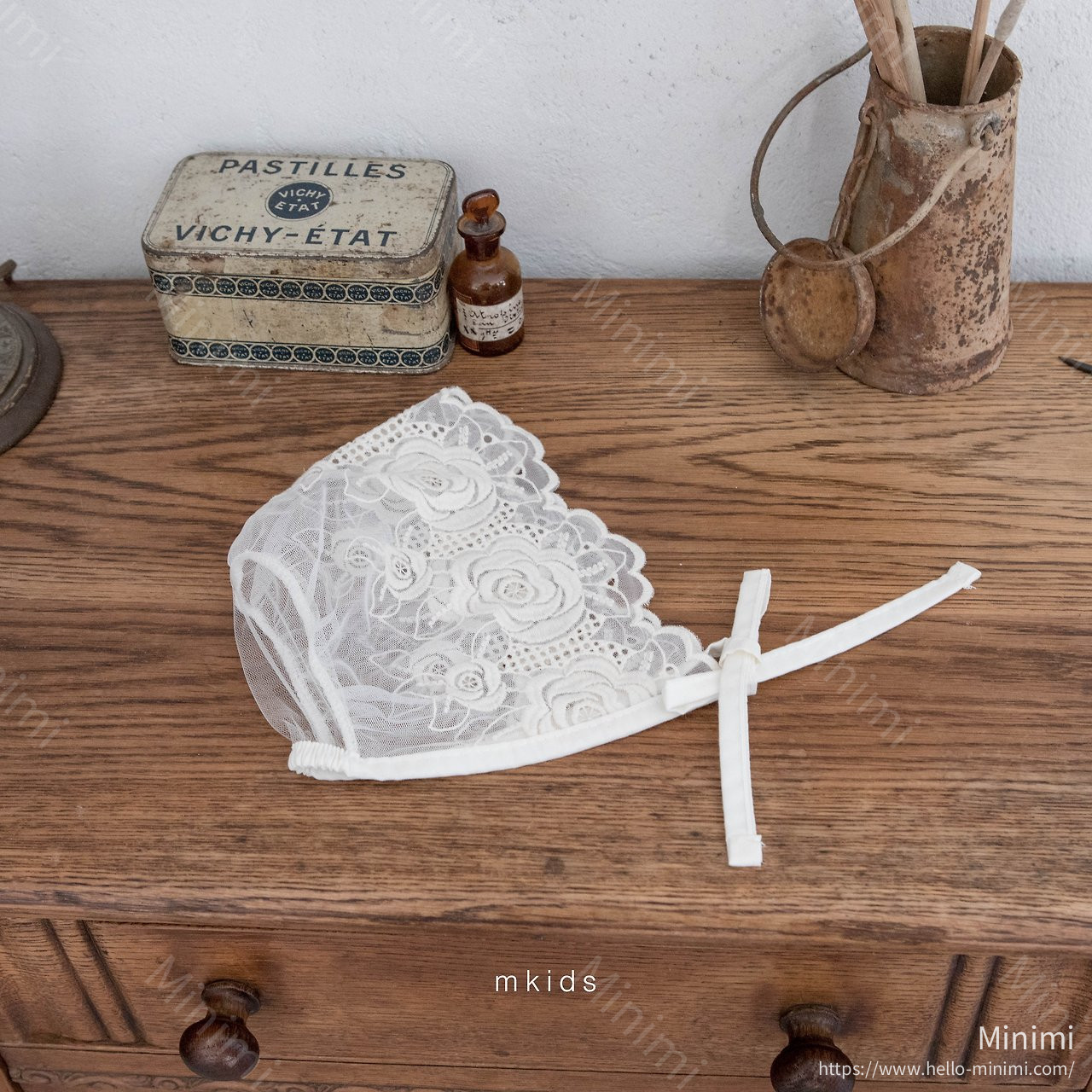 mkids Rosette Bonnet 細節圖 6
