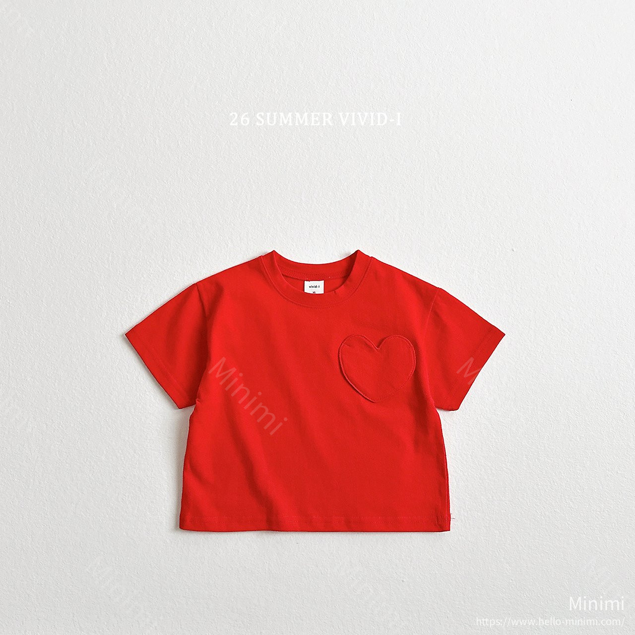 VIVID-I Heart Pocket T-Shirt 細節圖 3