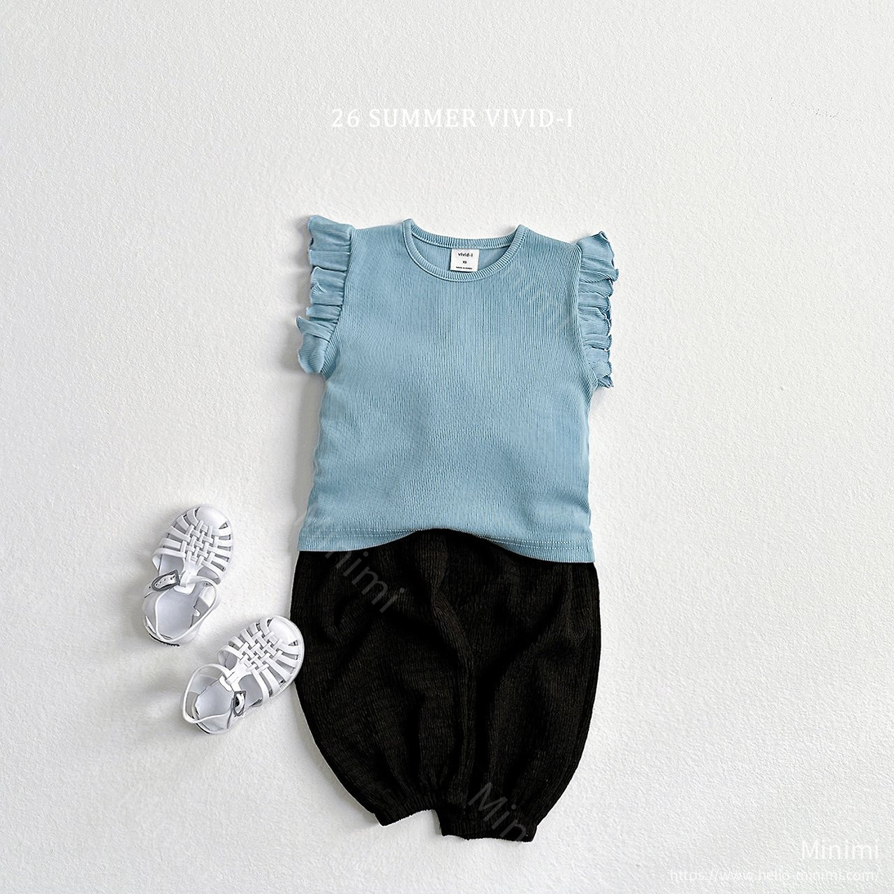 VIVID-I Ribbed Ruffle Sleeveless Top 細節圖 16