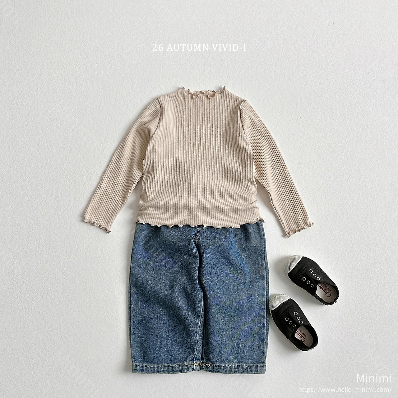 VIVID-I Soft Ribbed Ruffle T-shirt 細節圖 7