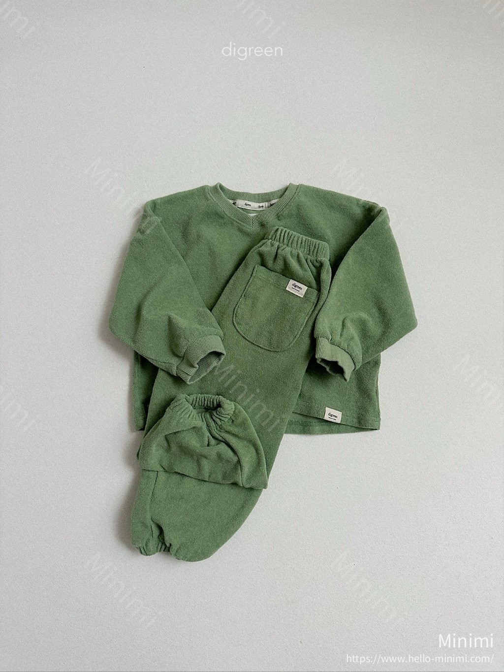 digreen Sand Terry Joggers Pants 細節圖 10