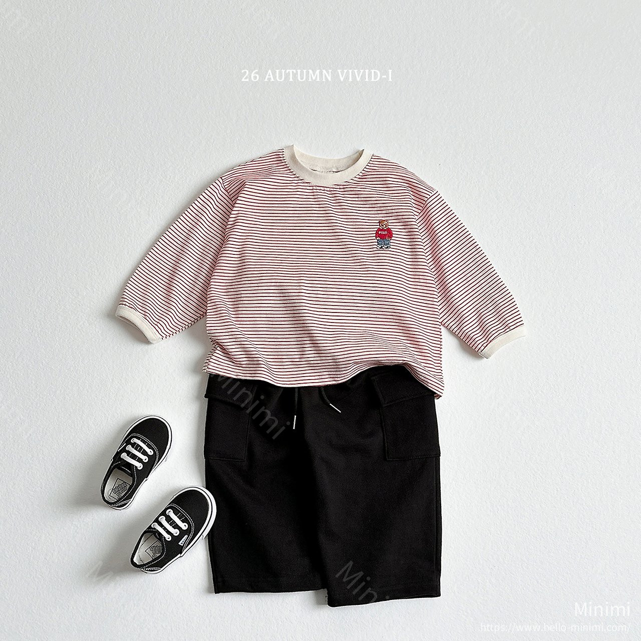 VIVID-I Signature Bear Stripe T-shirt 細節圖 10