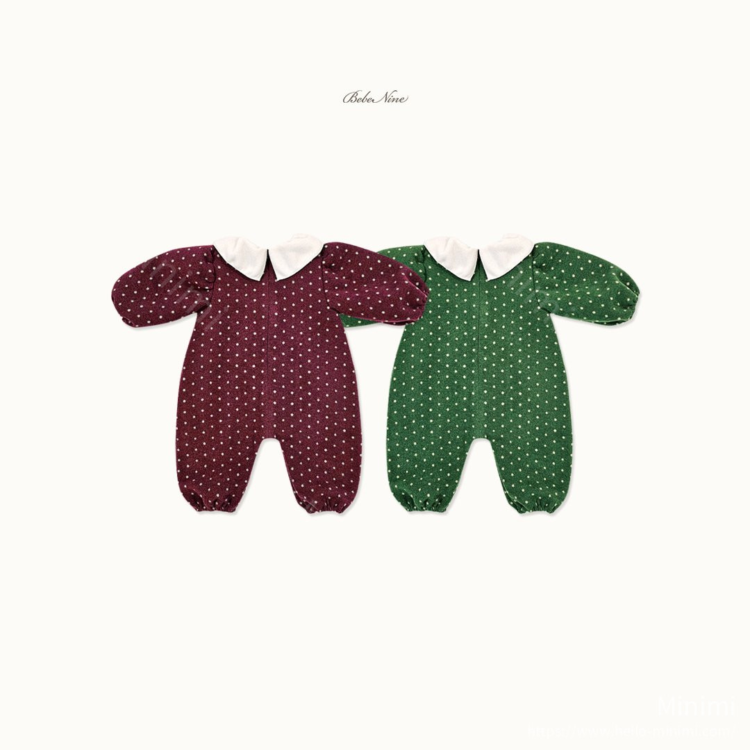 bebe nine Pom-Pom Collar Romper 細節圖 17
