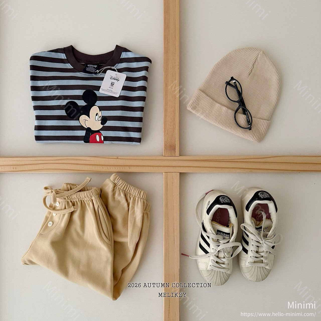 Melikey Mickey Ribbed Hem T-shirt 細節圖 8