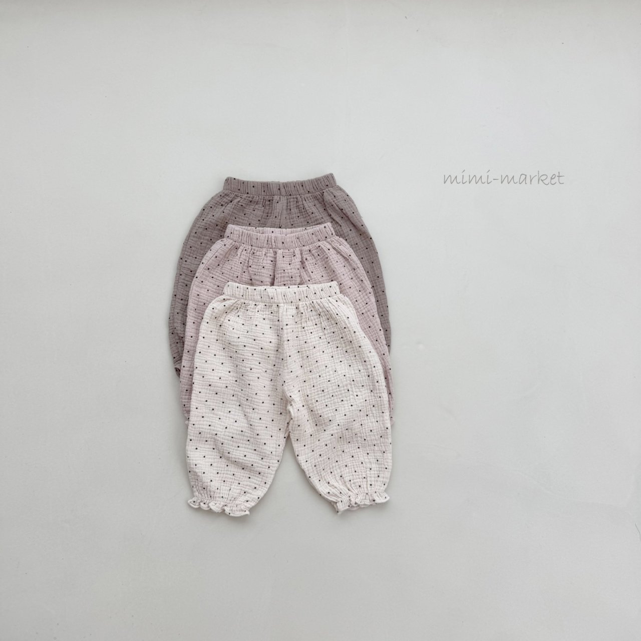 Dot Frill Pants