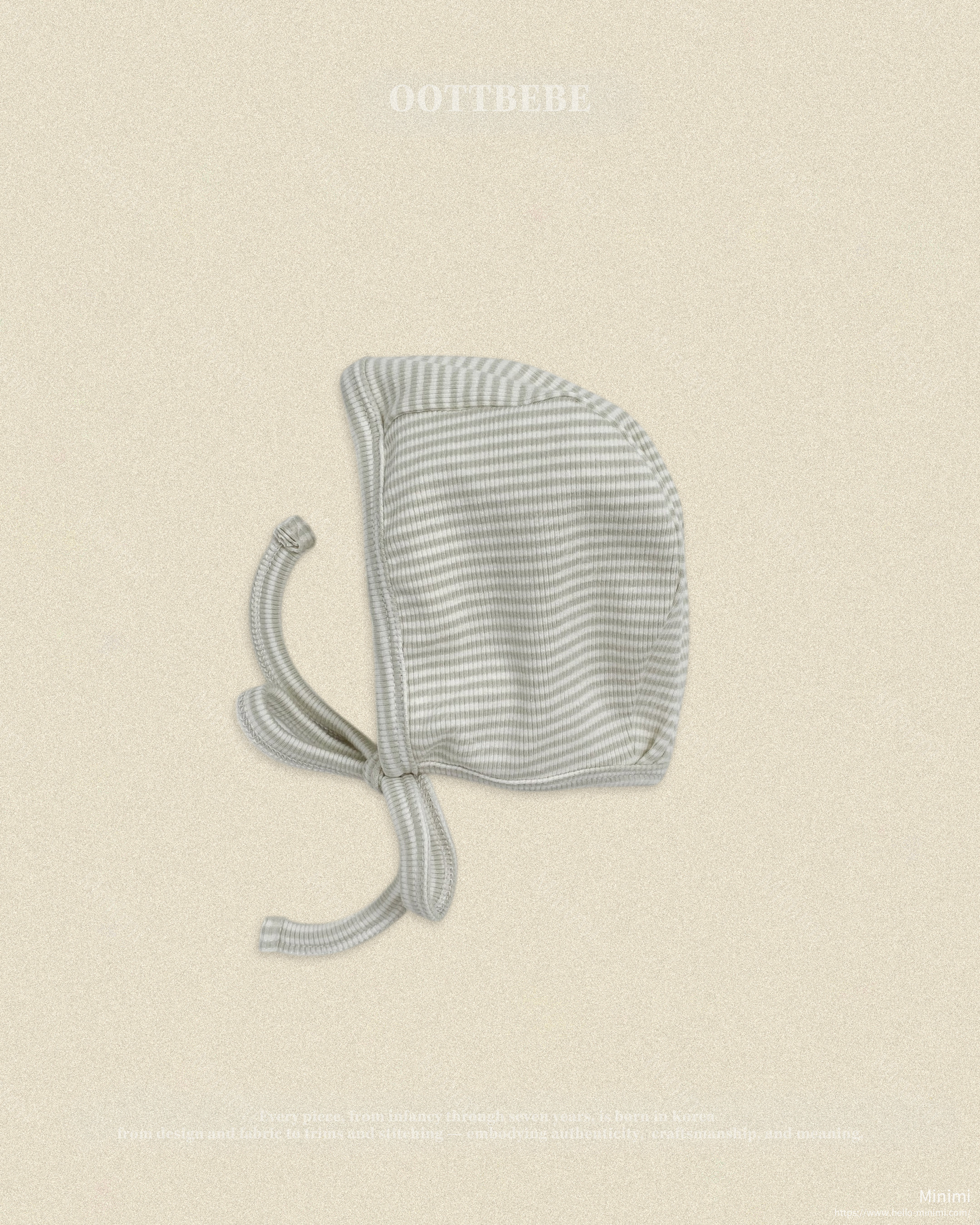 oott bebe Vanilla Latte Bonnet 細節圖 3