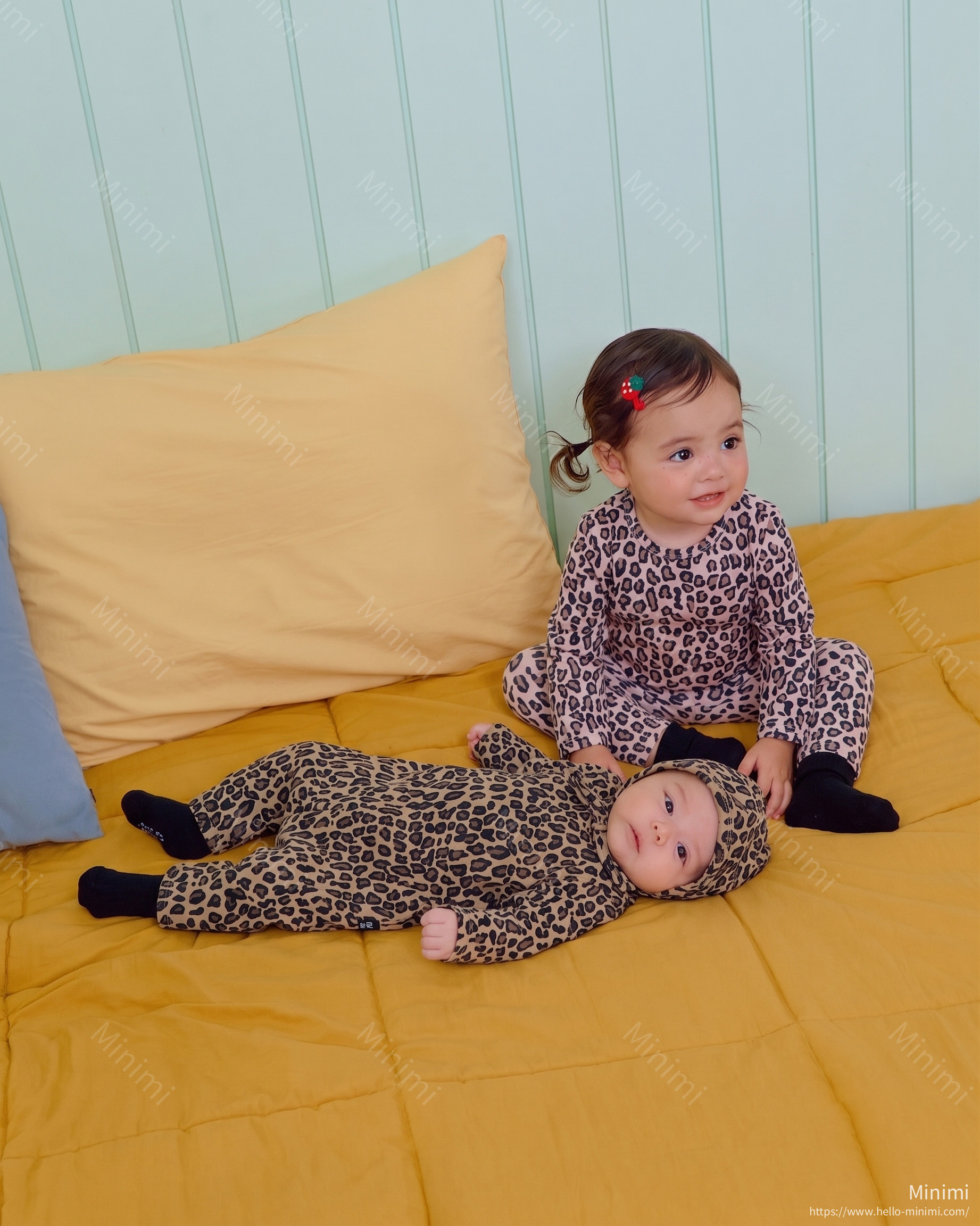 oott bebe Little Leopard Full Bodysuit + Bonnet Set 細節圖 21