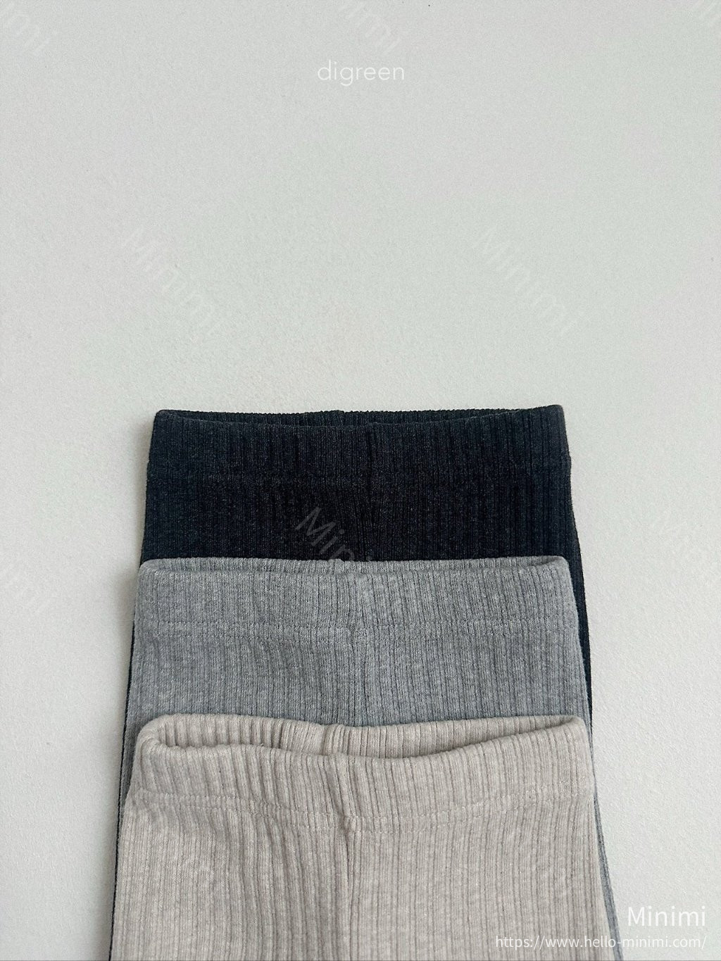 digreen Rib Capri Leggings 細節圖 3