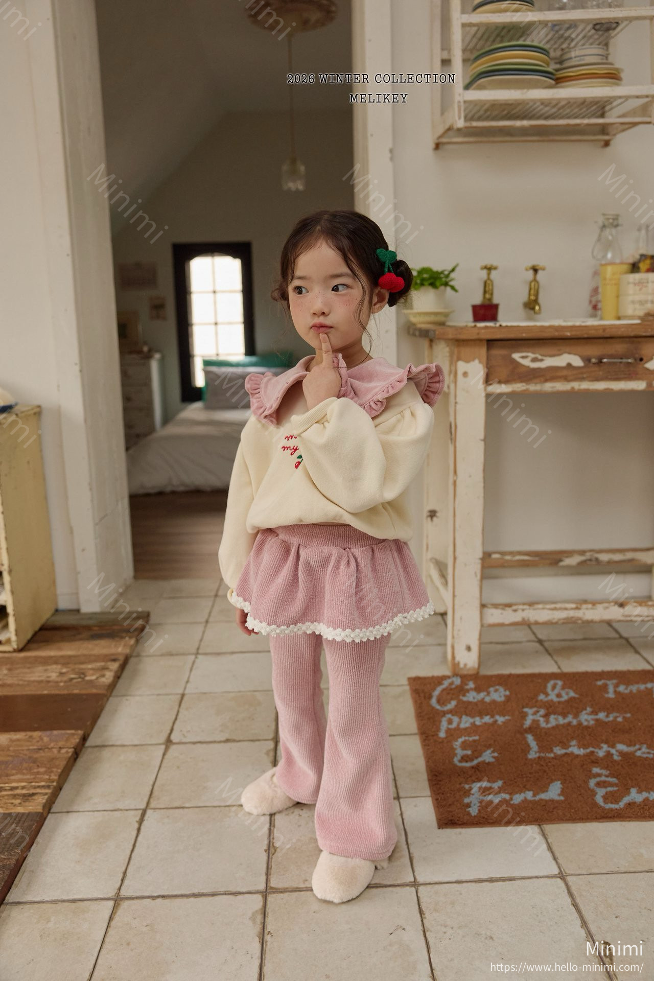 Melikey Frill Velour Bootcut 細節圖 10
