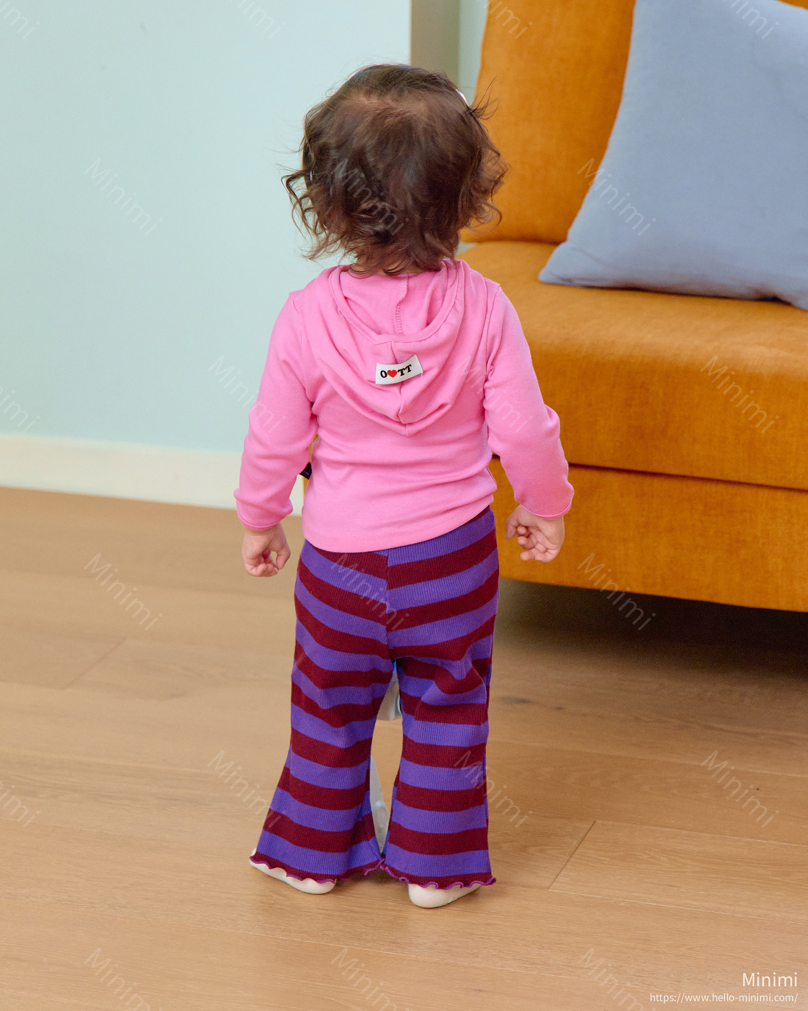 oott bebe Kitsch Pop Ribbed Bootcut Pants 細節圖 25