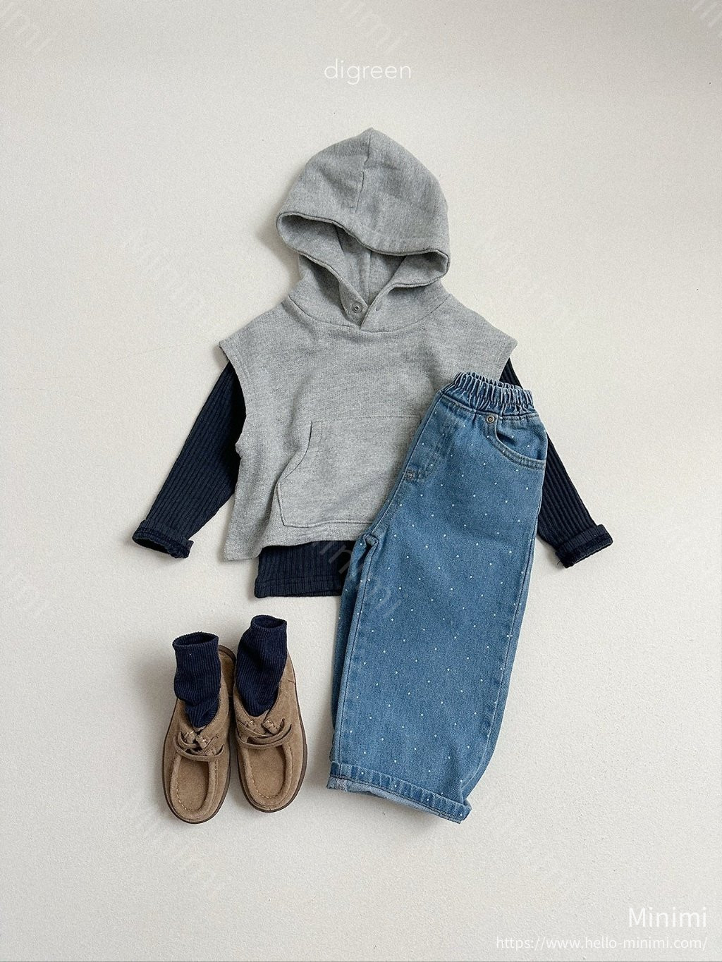 digreen Woody Hooded Vest 細節圖 12