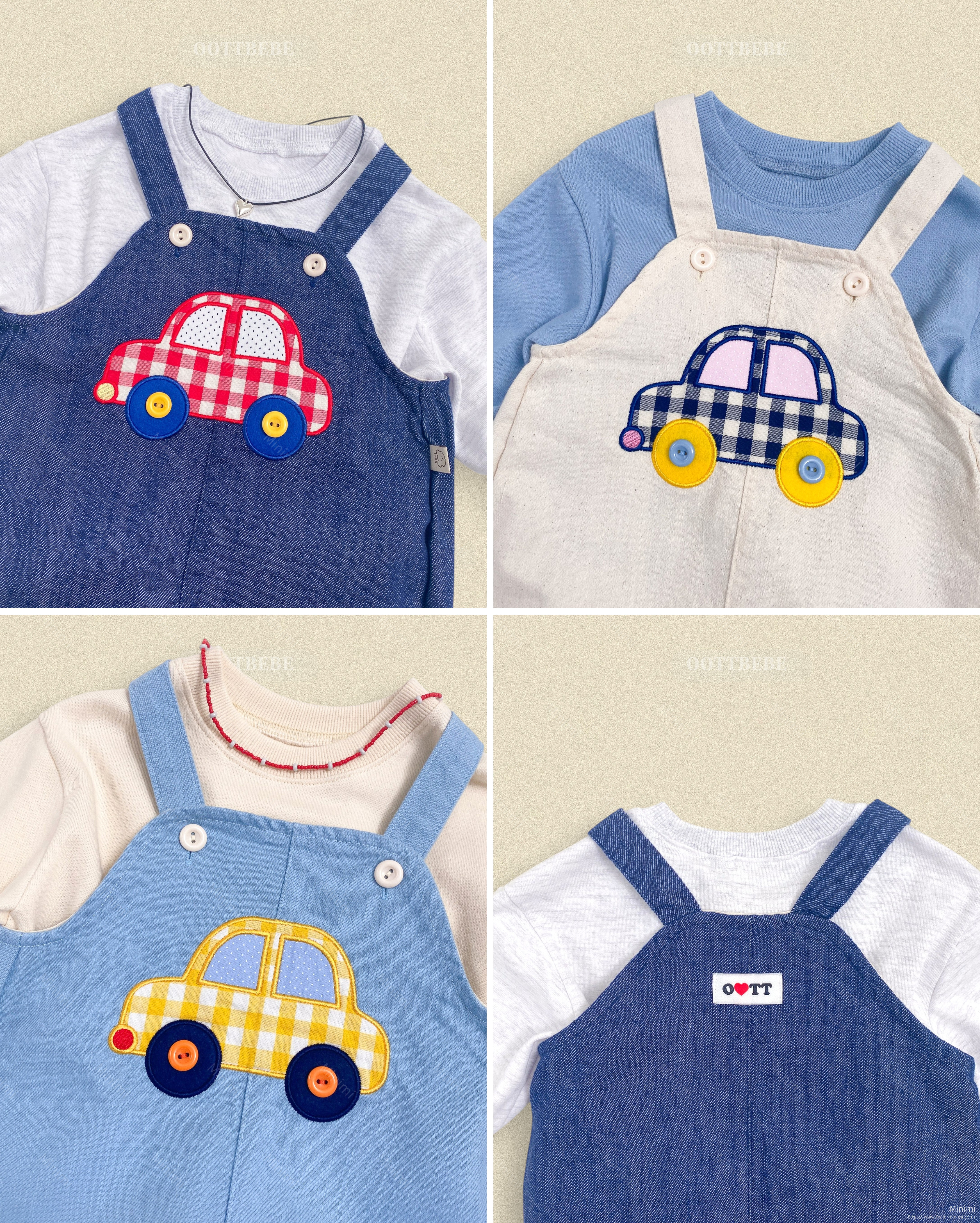 oott bebe Boongboong Denim Overalls 細節圖 4