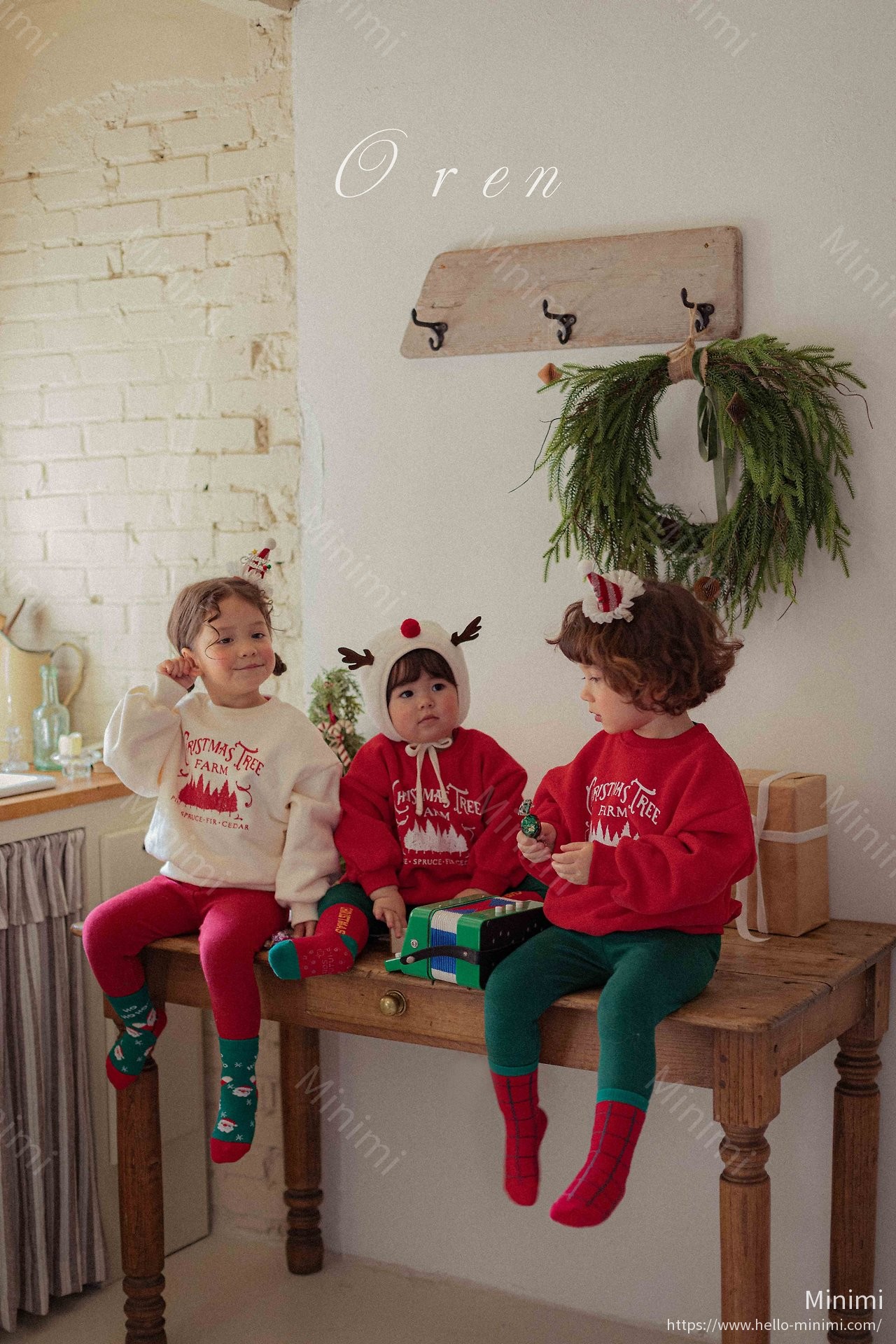 Oren Merry Christmas Family Sweatshirt 細節圖 12