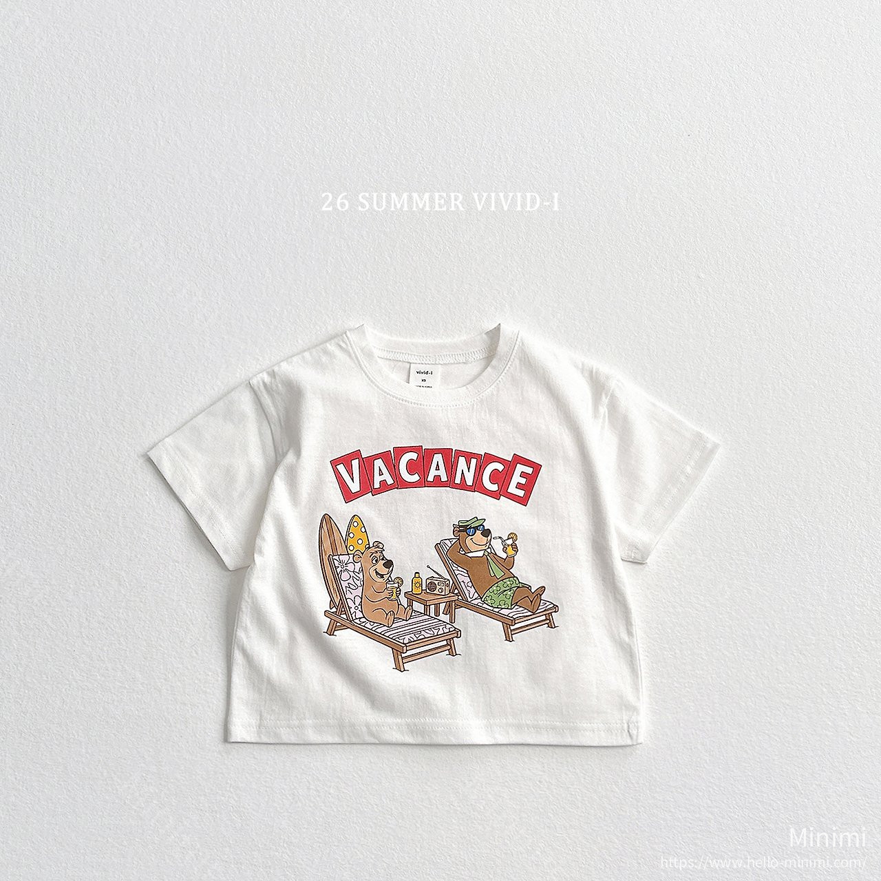 VIVID-I Vacance Bear T-Shirt 細節圖 2