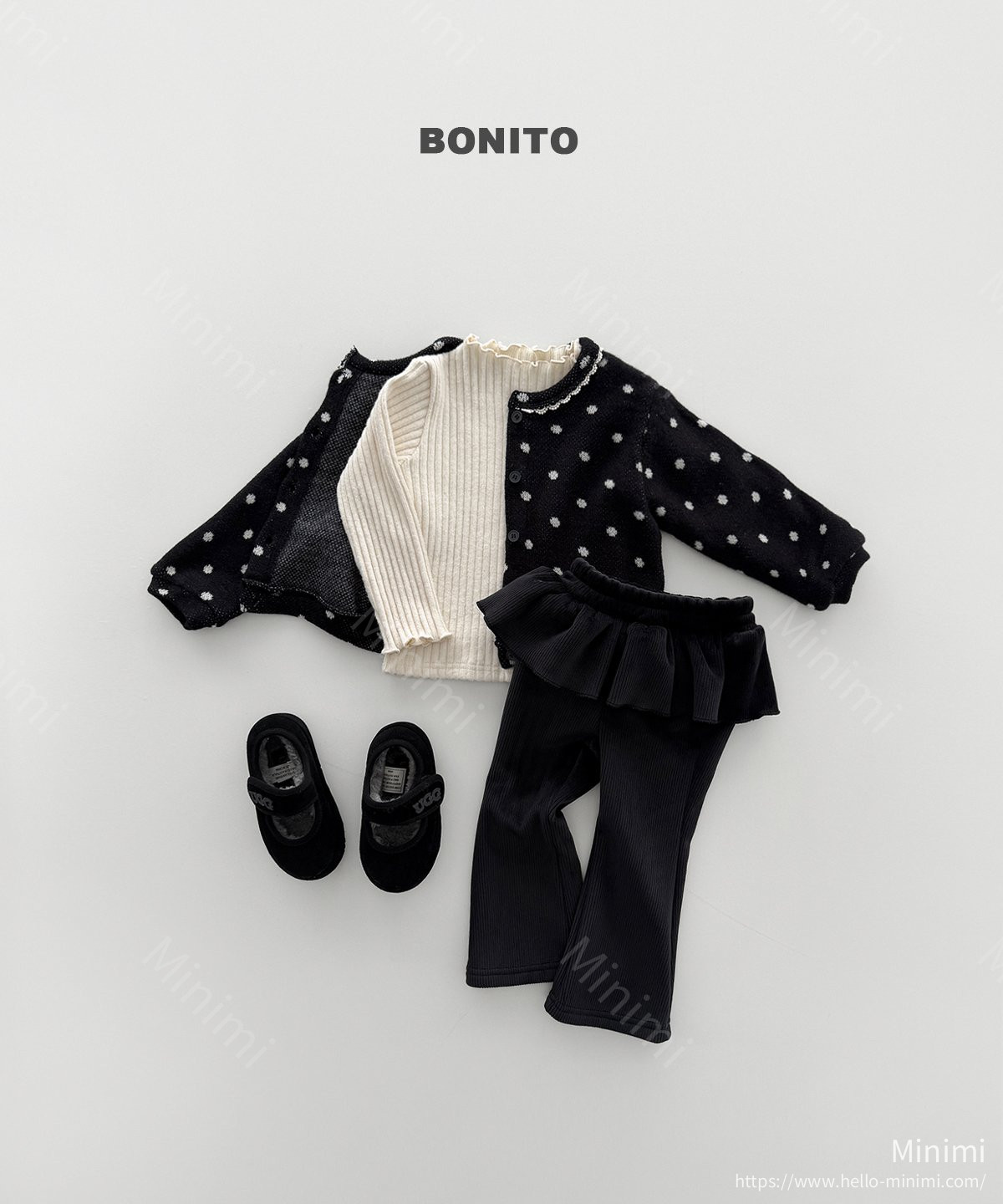 BONITO Velour Frill Bootcut Pants 細節圖 6