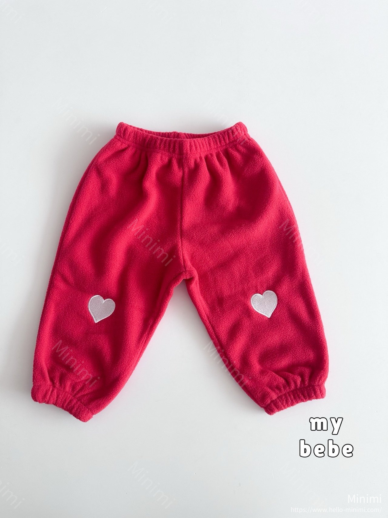 my_bébé Heart Fleece Pants 細節圖 4