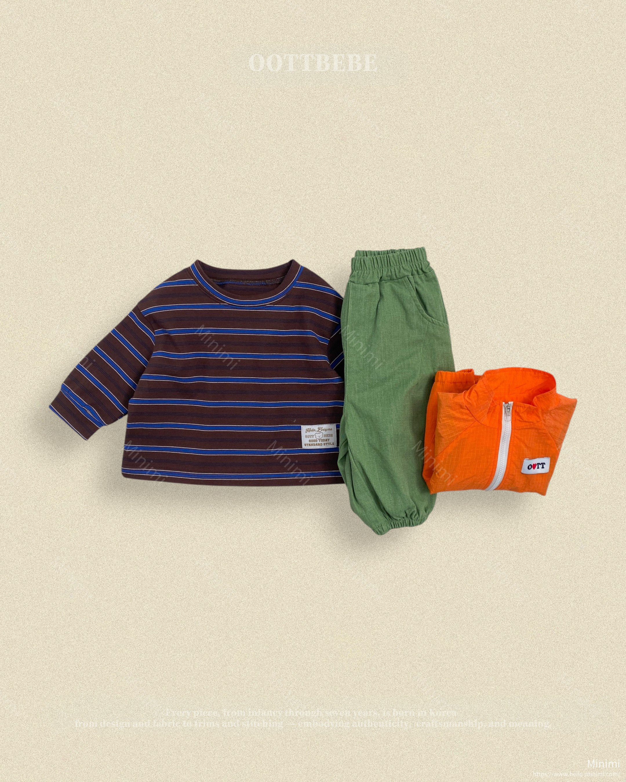 oott bebe Hip Slub Pants 細節圖 13