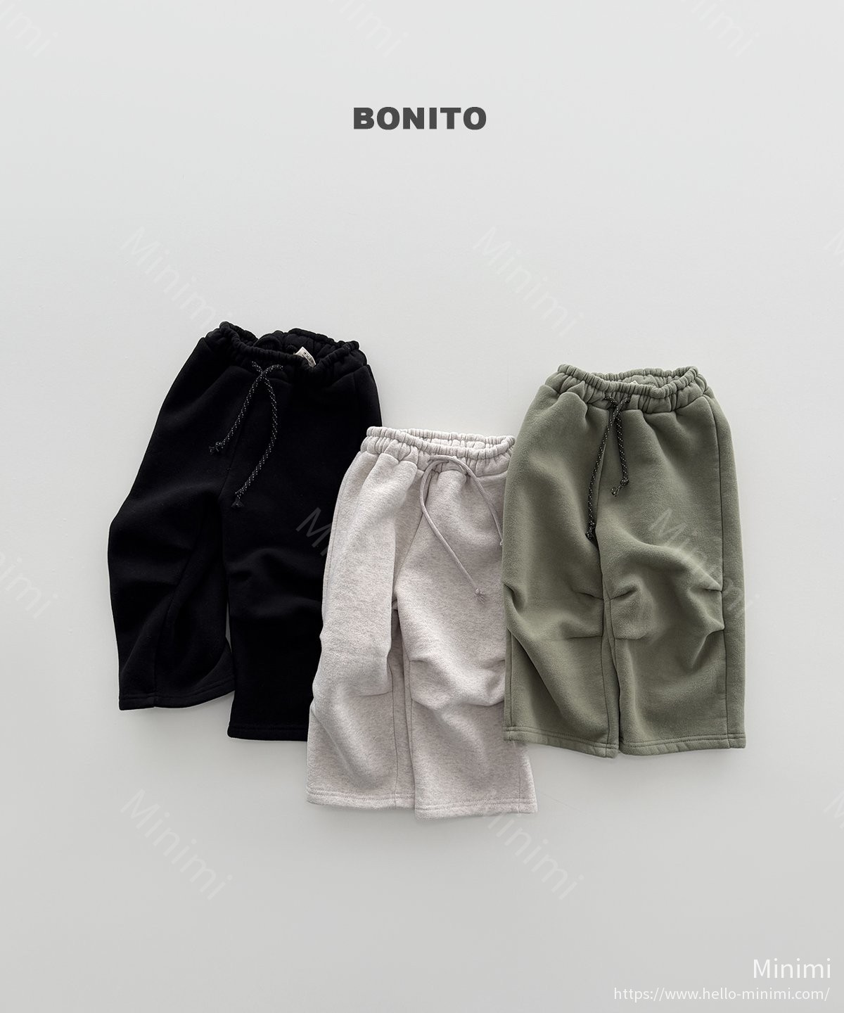 BONITO Knee Pintuck Straight Pants 韓國童裝現貨