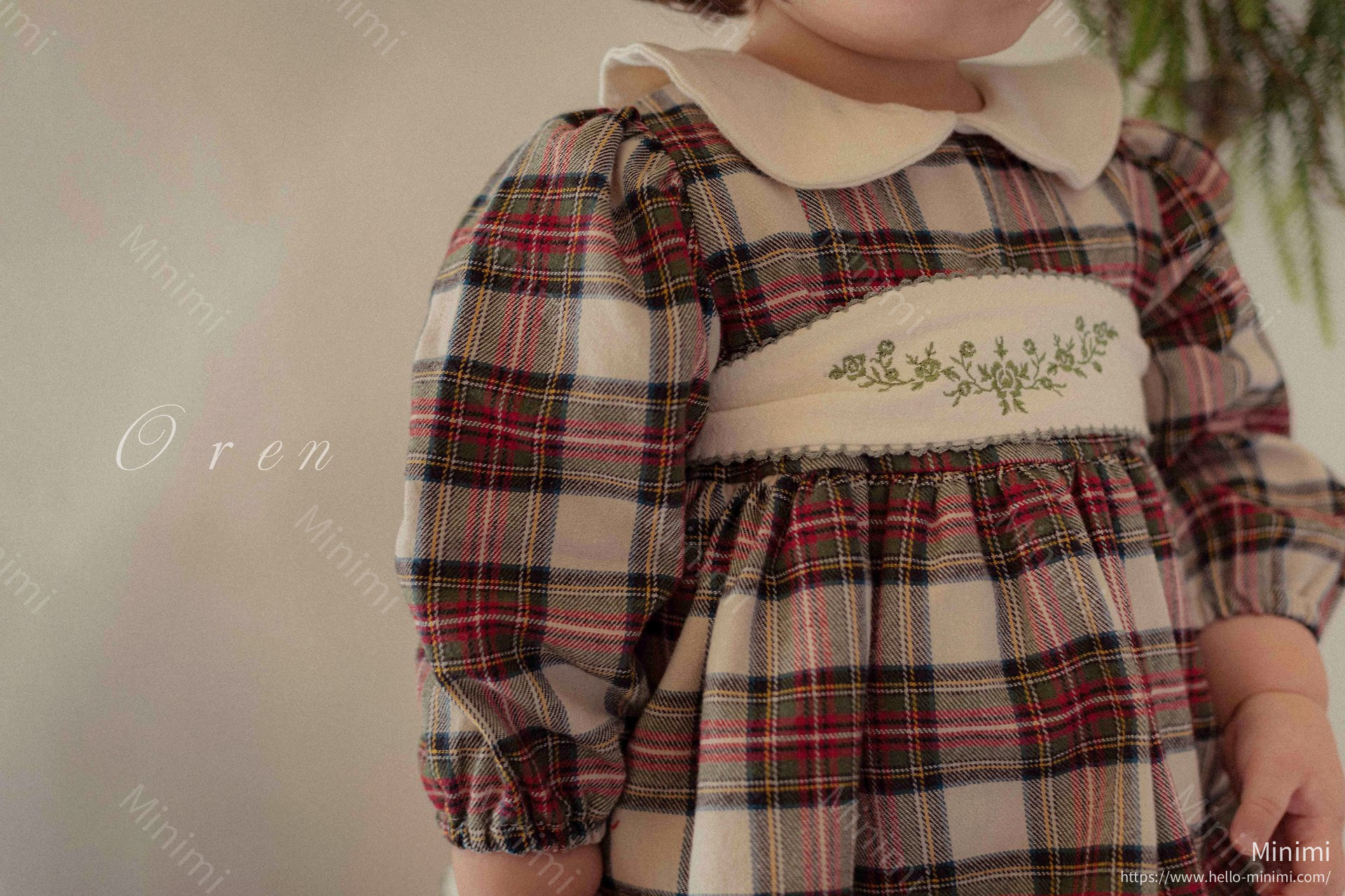 Oren Noelia Check Dress 細節圖 5