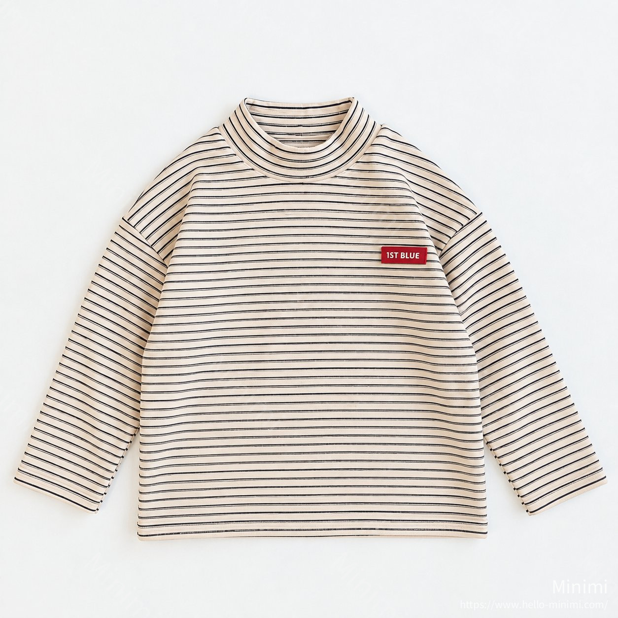 1st BLUE Stripe Half Turtleneck 細節圖 4