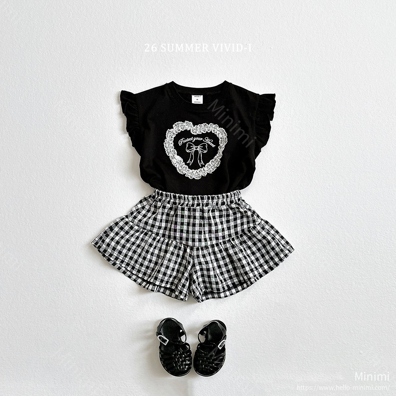 VIVID-I Lace Heart Ruffle T-Shirt 細節圖 9