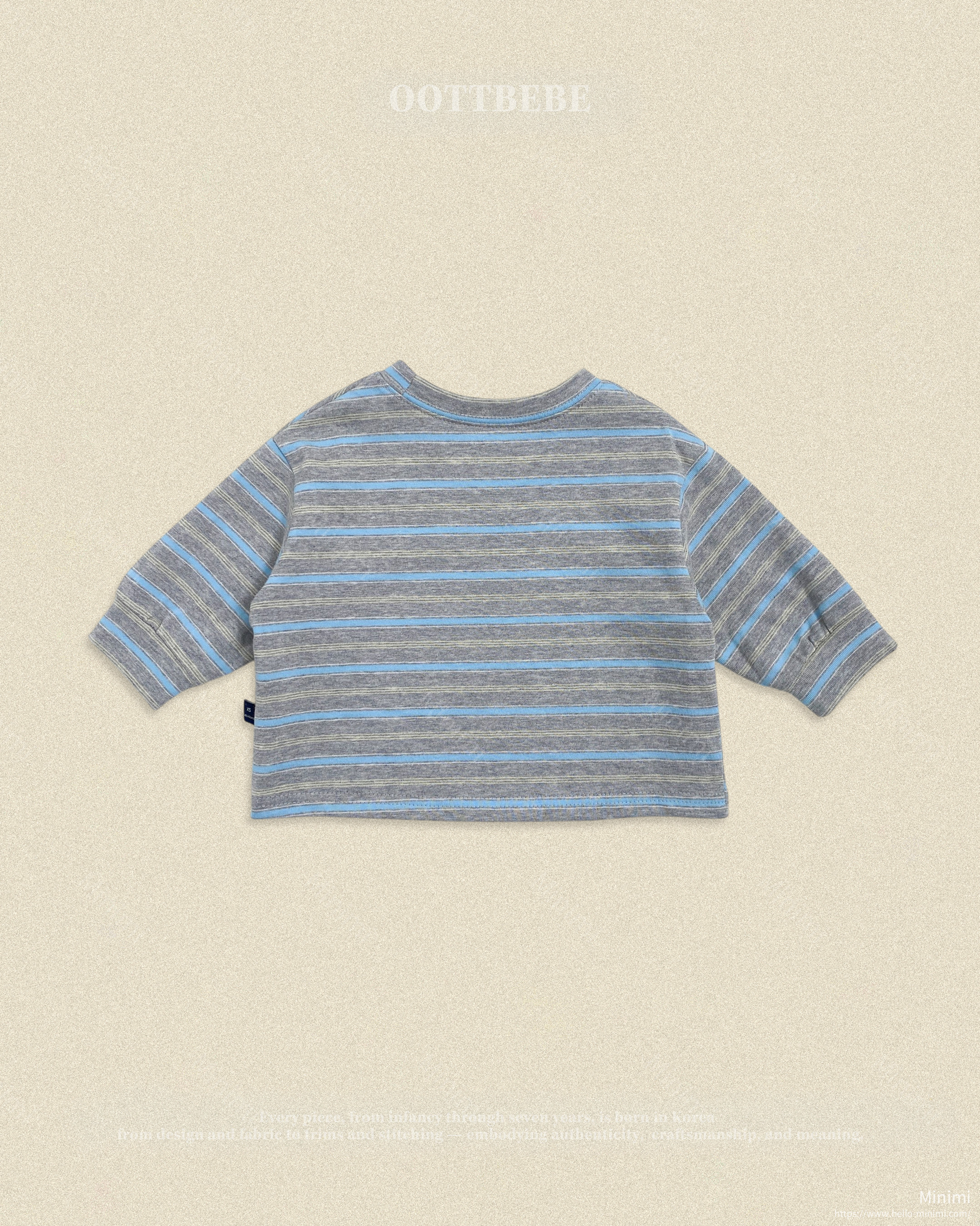 oott bebe Tomboy Ribbed T-shirt (Kids) 細節圖 15