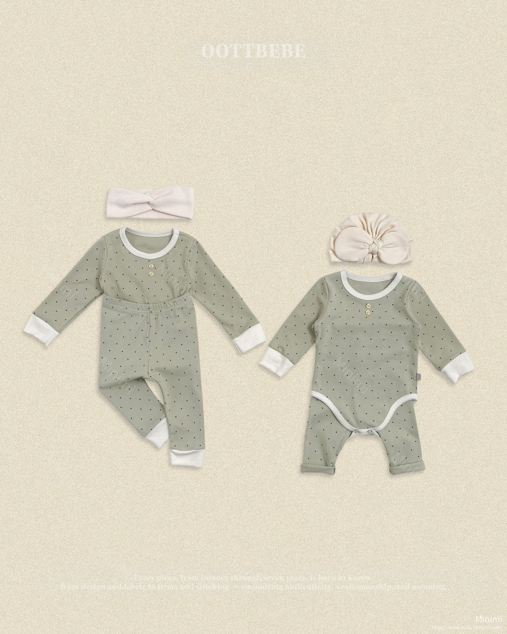 oott bebe Chouchou Dot Bodysuit 細節圖 10