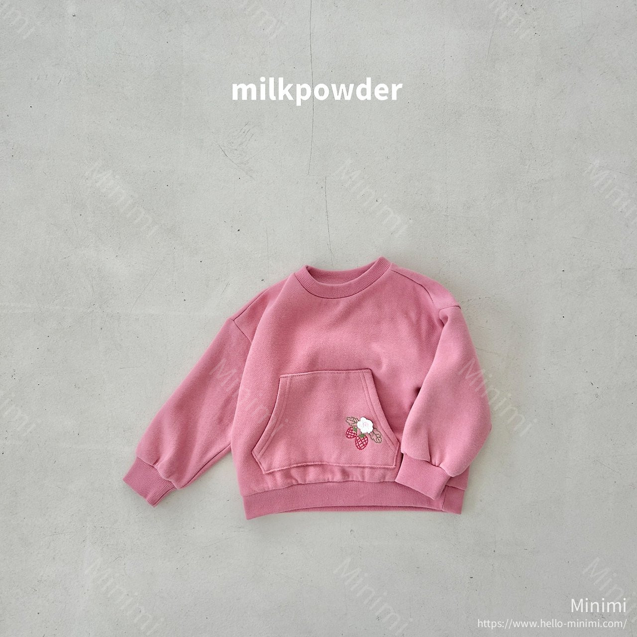 milkpowder Strawberry Pocket Sweatshirt 細節圖 12